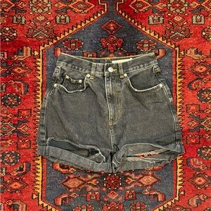 ASOS Black Jean Shorts Vintage High-Waisted